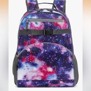 NEW Galaxy Print Backpack